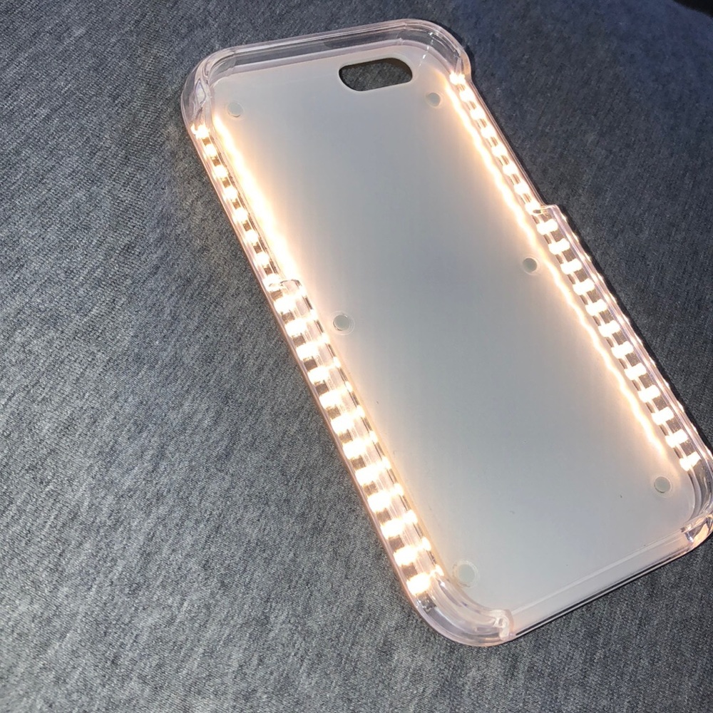 LED illuminated Selfie light iphone case 6/6s - Picture 2 of 5